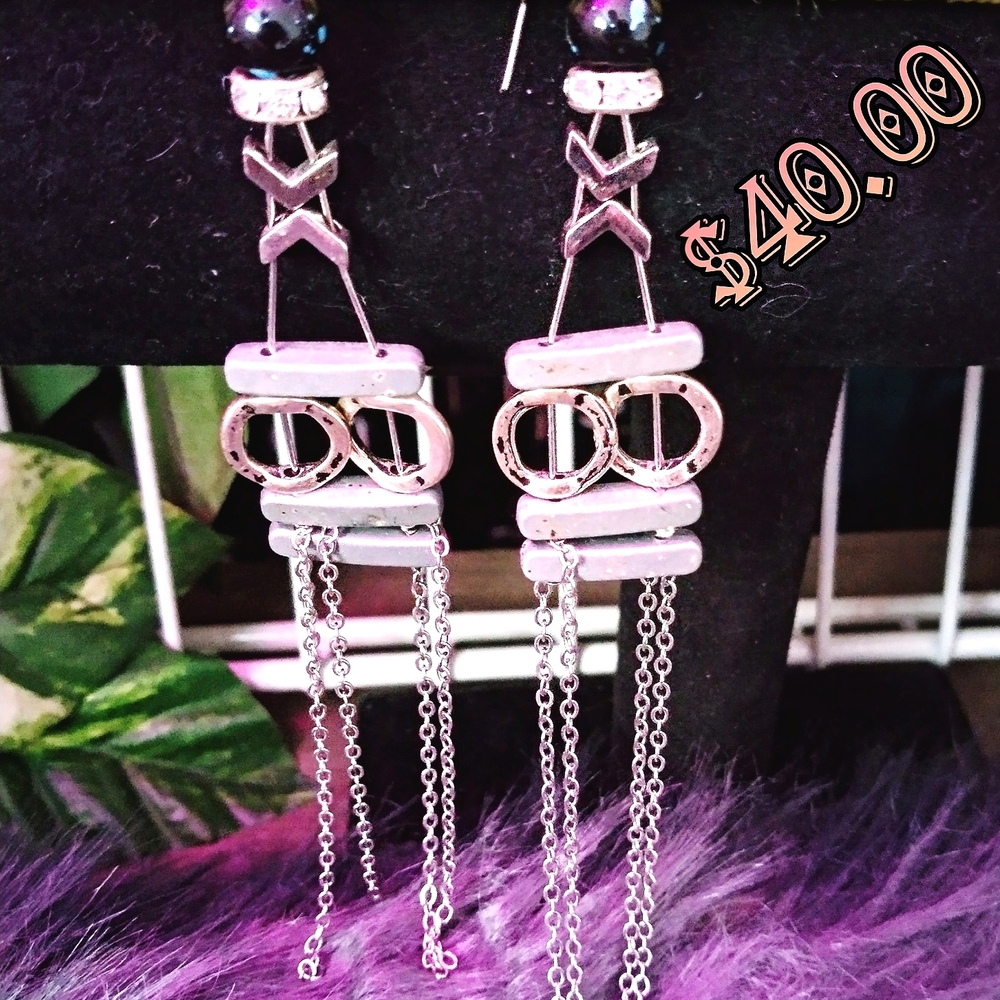 Elegant Silver Dangle Earrings